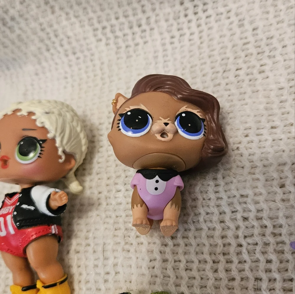 LOL Suprise~3 Dolls and accessories lot~The‎ Great Baby~ Posh Pup~MC  Swag~